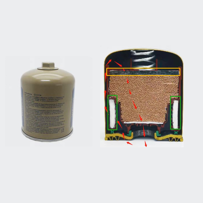 Air Dryer Cartridge SW30 Water filter + Oil filter + Aerosol filter MAX:14BAR Thread:G1-1/4