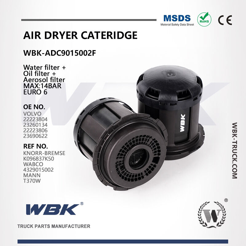 Air Dryer Cartridge Water filter +  Oil filter +  Aerosol filter