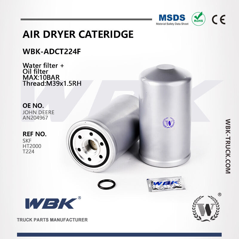 Air Dryer Cartridge Water filter + Oil filter